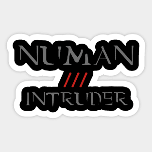Numan - Intruder Sticker
